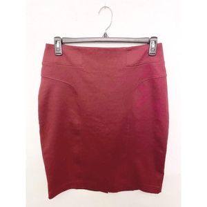 New York & Company Woman's Pencil Skirt Maroon Size 10